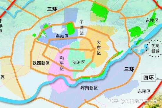 沈阳最新全地图解析详解