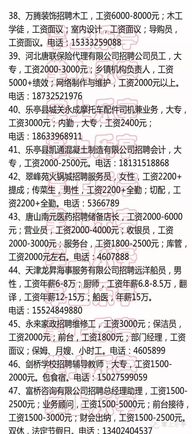 乐平在线最新招聘动态速递