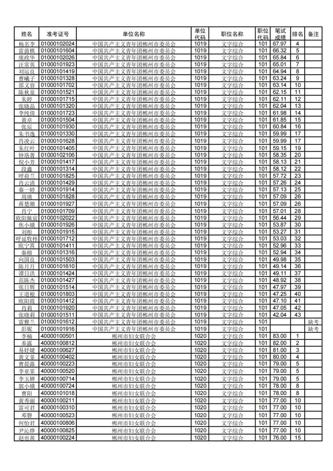 郴州市组织部公示，深化人才队伍建设，为城市发展注入坚实力量