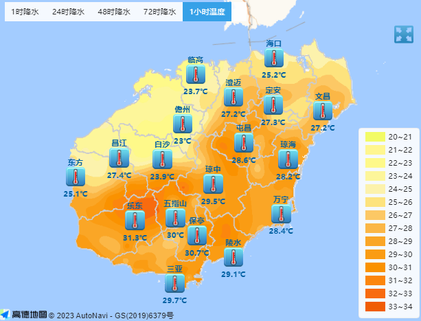 海南海洋最新天气预报概览