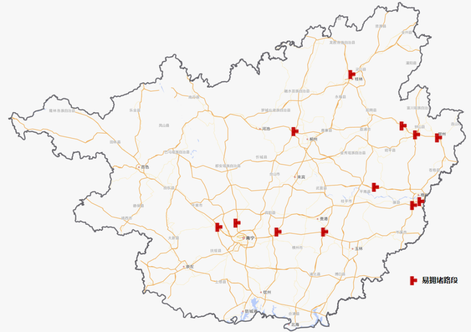 广西高速公路最新地图概览