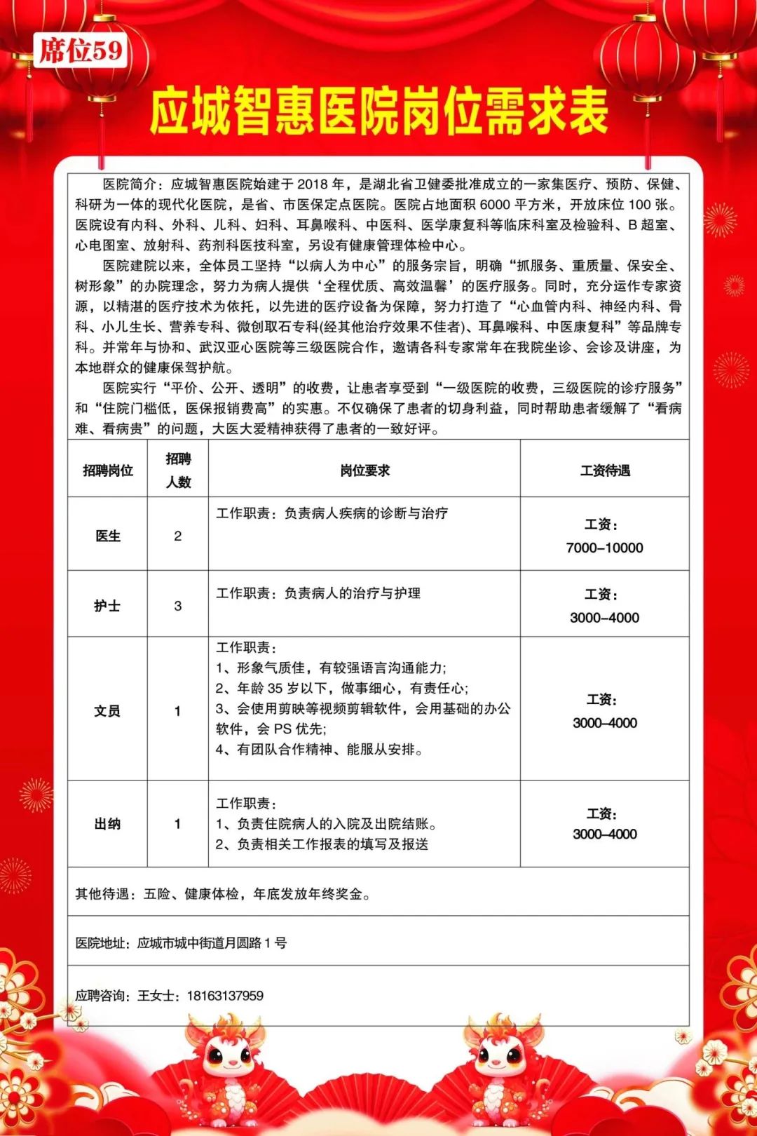 武陵区医疗保障局招聘信息与细节全面解析